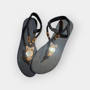 Owl sandals